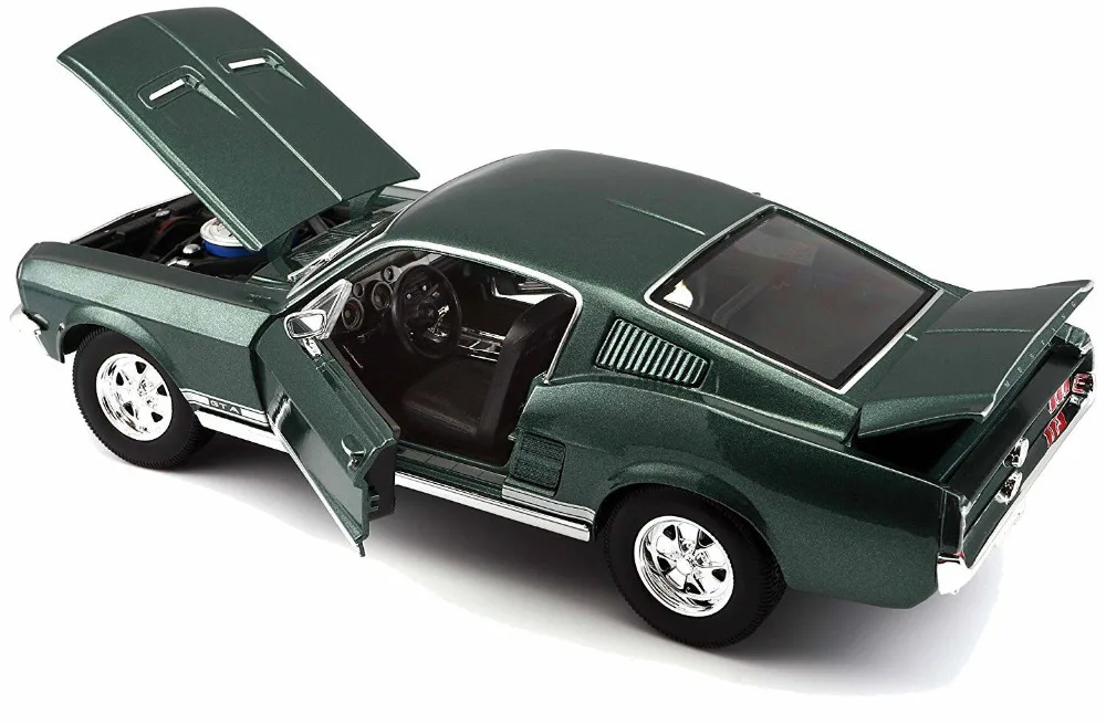 Maisto 1:18 1967 Ford Mustang GTA Fastback литая под давлением модель гоночный автомобиль игрушка в коробке