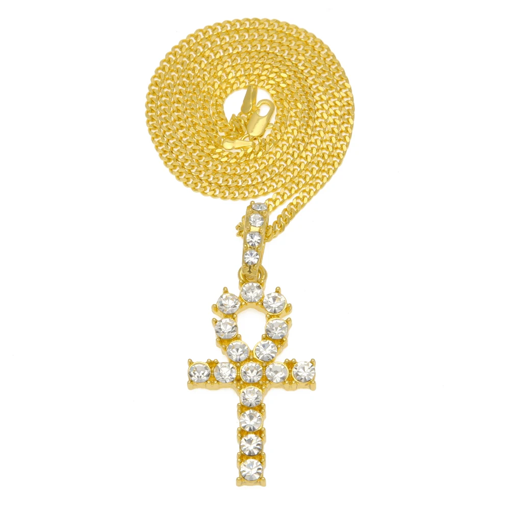 cruz colares pingentes conjunto completo strass moda