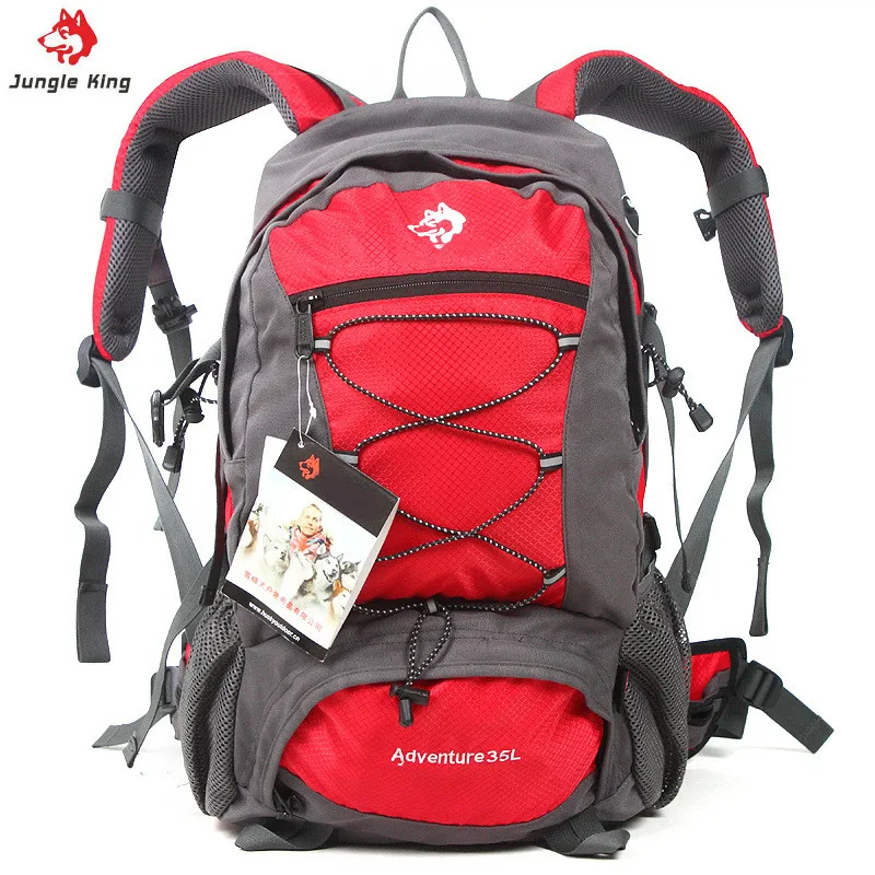 

Jungle King 35L Brand Mountaineering Bag Small Sports Backpack Carry The System Waterproof Rucksack Men and Women Knapsack