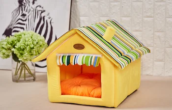 

New Dog Cat Bed Puppy Houses for Teddy Bichon Poodle Chihuahua Sweet Pet Kennels Wholesaling