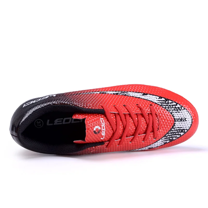 LEOCI hombres mujeres niños Anti-colisión FG Botas De fútbol Botas De Futbol tamaño 33- 44