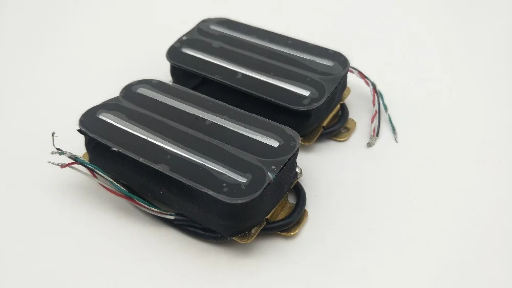 1 Набор электрогитарных пикапов Humbucker двухтрековые пикапы 4c шеи и моста|Гитара| |