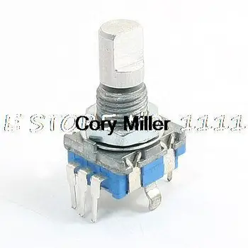 

6mm D Shaft 20 Position 360 Degree Rotary Encoder w Push Button Switch
