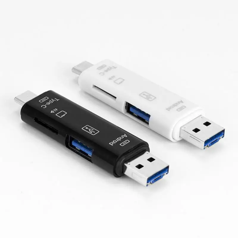 3 в 1 type-c кард-ридер для Android заголовки OTG расширение Micro USB 3,1 кард-ридер