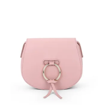 

2018 New Metal Circle Lock Small Side Of Mini Mobile Phone Messenger Bag Nice Candy Color Women Bags Shoulder Bags