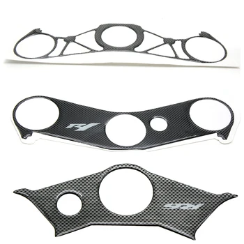 

For moto Yamaha stickers Motorcycle Protection Plate Tank Fuel Gas Fork Sticker Decal Plate For Yamaha YZF-R1 R6S 2003 2004-2009