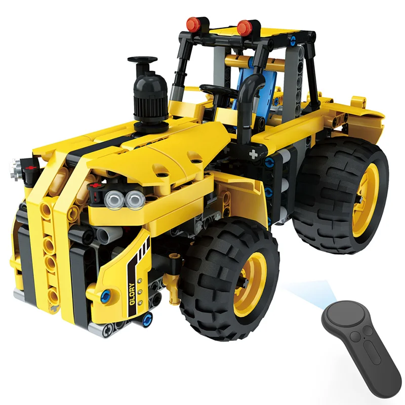 

Technic Blocks Engineering Machinery Remote Control Assembled Vehicles Model Bricks Wireless Radio Toys For Boys