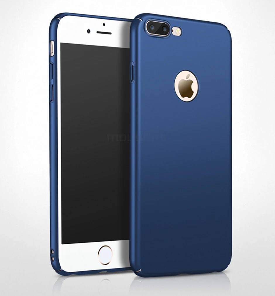 Luxury Hard PC Plastic Matte Back Cases For iPhone 6 Red Case 5 5s se 6s plus Covers For iPhone 7 plus red Full Phone Case Cover (2)