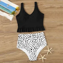 Купальная одежда, женский купальный костюм, лето, танкини с высокой талией, купальные костюмы для девочек, купальный костюм, женское пляжное платье, бикини, Feminino