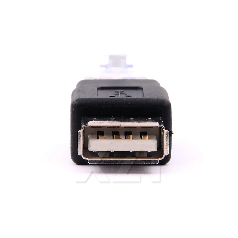 10 шт./лот разъем адаптер RJ45 с разъемом типа Папа USB 2 0 AF гнездо сетевой кабель LAN для