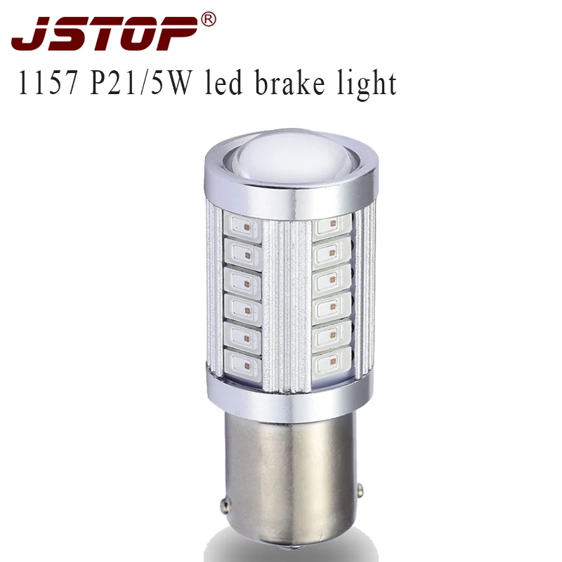 

JSTOP TIIDA Brake bulbs P21/5W led T20 light 12VAC stop lamp BAY15D Canbus Lights 1157 lamp led autolight bulbs car Brake Light
