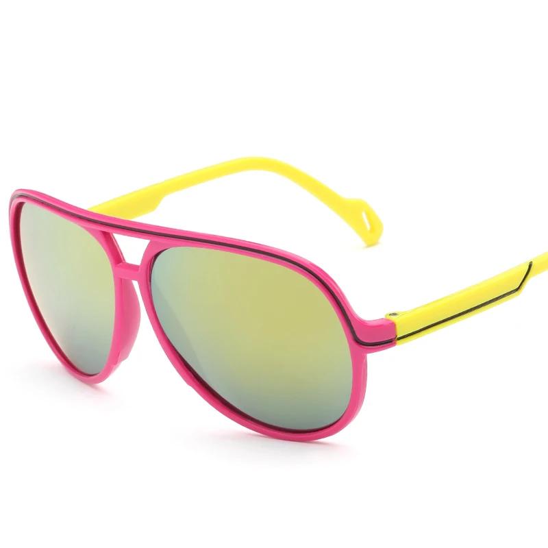 

Laura Fairy Fashion Style Big Frame Design Sunglasses Color Block Frame UV400 Protection Sun Glasses Children lentes de sol 2017