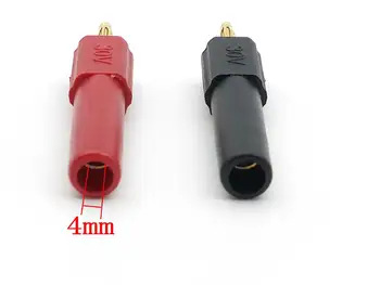 

10pcs copper 4mm Banana Jack Female to 2mm Banana male Plug Probes 30V