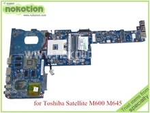 Laptop motherboard for toshiba satellite M600 M640 M645 K000109650 NBQAA LA-6072P HM55 NVIDIA N11P-LP2-A3 DDR3 Mother Board