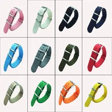 Nylon NATO Watchband Watch Strap Pin Buckle 18mm 20mm 22mm Striped Replacement Band Watch Accessories Black,Blue,Brown,White