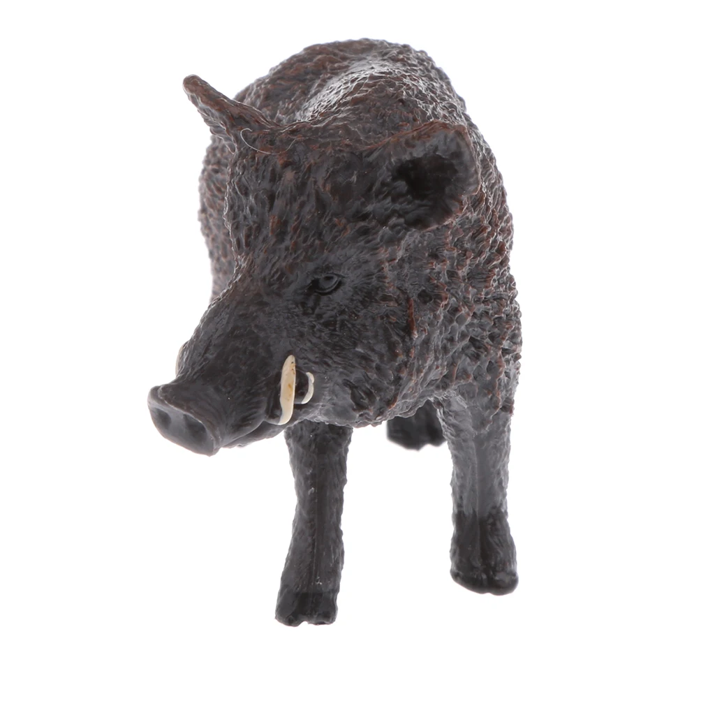 3 pcs Realistic Boar PVC Wild Animal Model Figurine Action Figures Play Set Kids Children Educational Toy Home Desk Ornament