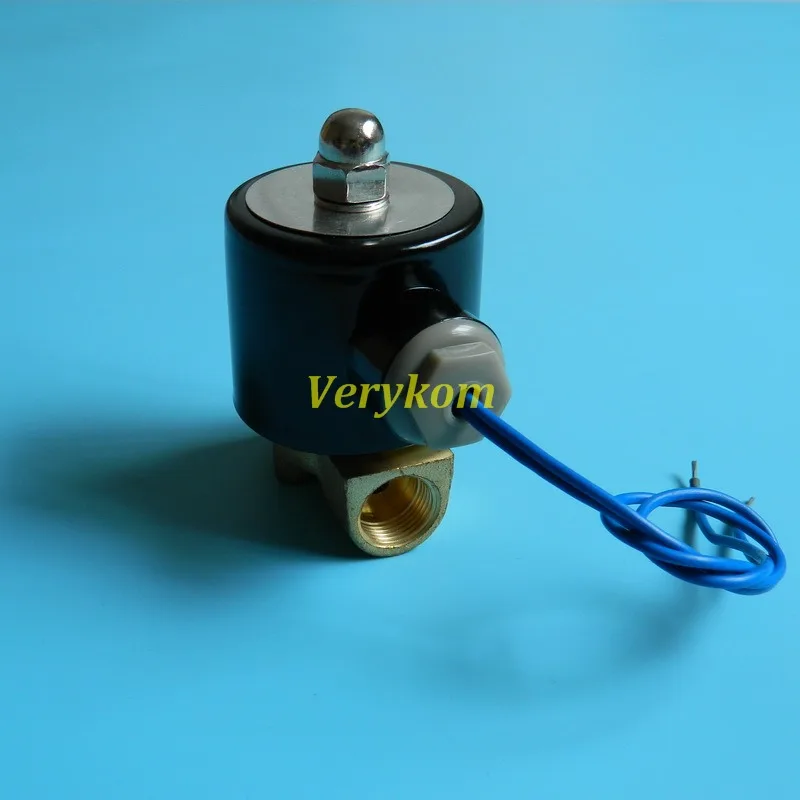 100% латунная катушка 1/8 &quotbsp 2 сторонний нормально закрытый электромагнитный