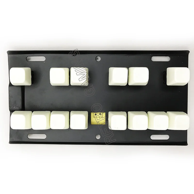 

10 pcs / Set Mario Video Game Keyboards for Coin Operated Arcade Games Machine Accessory with 15 keys