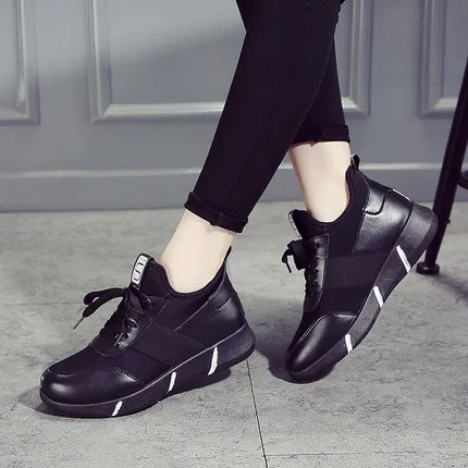 La Beige negro Nuevo Ulzzang Versión Zapatos Salvaje Harajuku Casuales Coreana De Otoño Mujer EFxwRPgq