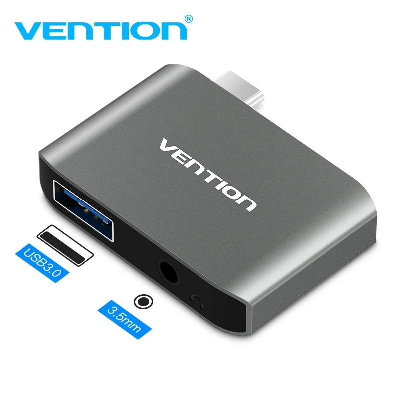 Vention Тип C звуковая карта USB 3,0 AUX адаптер внешняя звуковая карта USB 3,0 конвертер USB-C к AUX аудио карта для MacBook