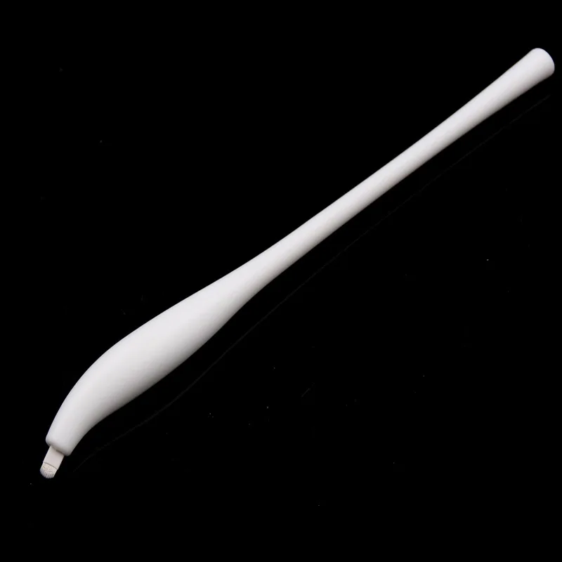 Triturou a Composição Permanente da Sobrancelha da Agulha Microblade com 9f Pces Esterilizaram Microblading Descartável Caneta Manual - 12f 16u 14u18u 30 5 Pistola para tatuagem