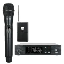 D100 один канал беспроводной конференц-системы/1 передатчик: 1 поясная рация+ 1 нагрудный микрофон