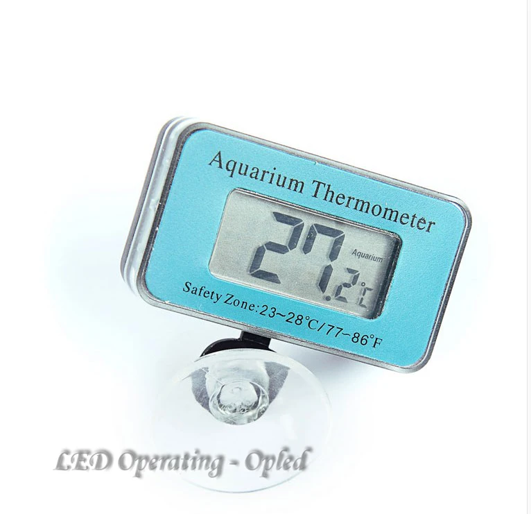 Waterproof Digital Thermometer, Super for Aquarium LCD Digital