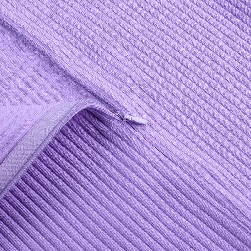 Женское Бандажное платье с оленем для вечеринок, летнее облегающее платье миди с v-образным вырезом, Бандажное женское фиолетовое Клубное платье на бретельках
