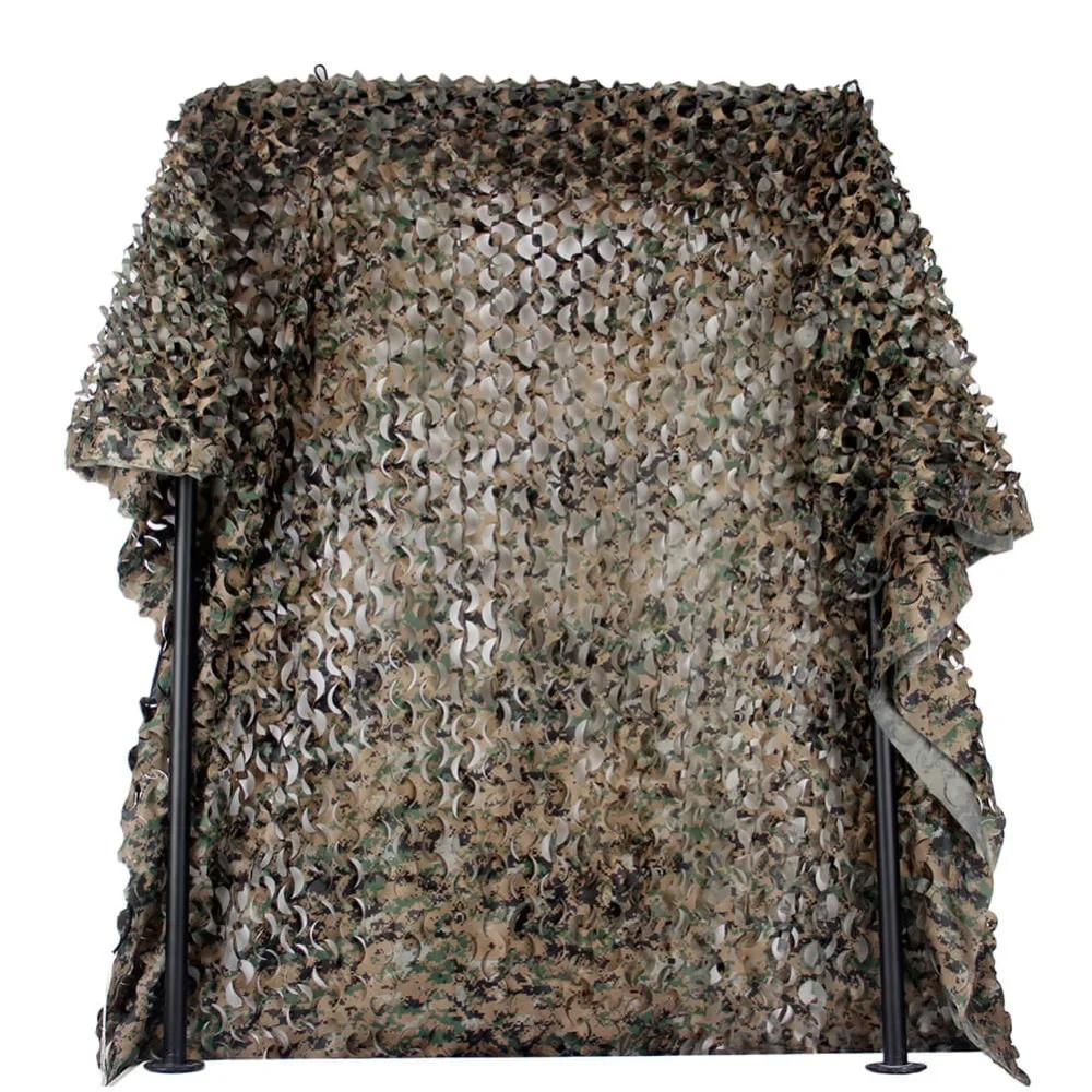WELEAD بسيطة 1.5 m واسعة لنا الجنبات الرقمية العسكرية التمويه شبكات للصيد في الهواء الطلق الشمس المأوى المظلة ل سيارة الشاطئ حديقة WELEAD بسيطة 1.5 m واسعة لنا الجنبات الرقمية العسكرية التمويه شبكات للصيد في الهواء الطلق الشمس المأوى المظلة ل سيارة الشاطئ حديقة