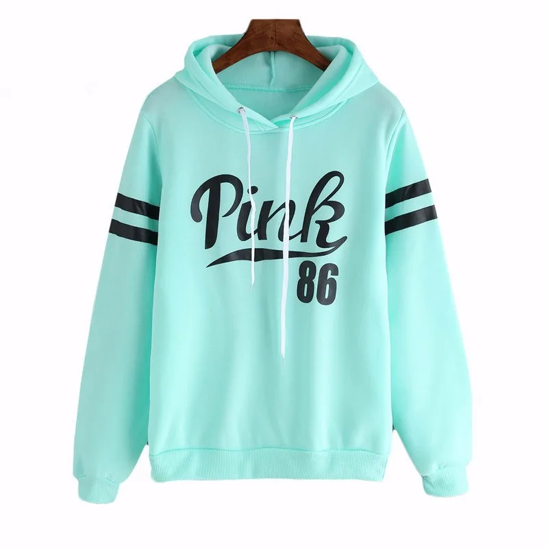 

VNAURRY Women Fashion Letter Printed Hooded Hoodies