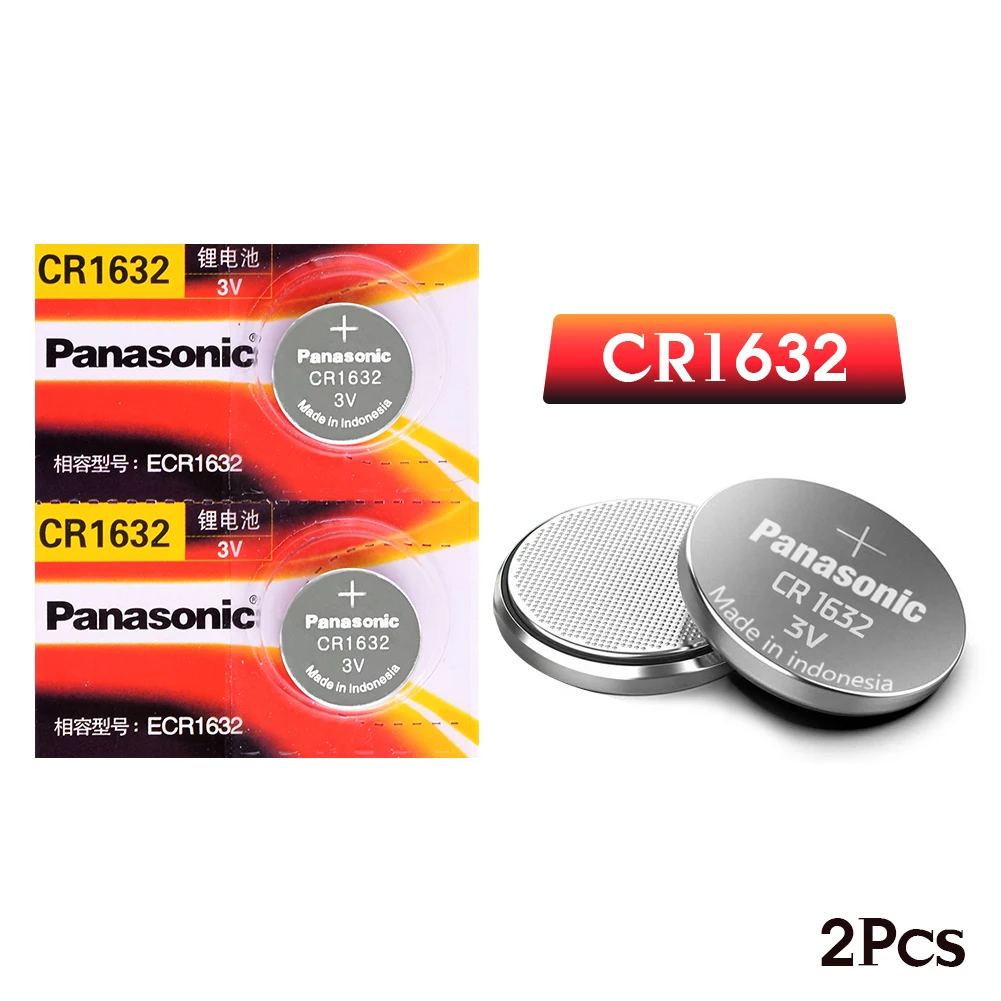 

2 piece / bag CR1632 button battery BR1632 ECR1632 DL1632 KCR1632 LM1632 KL16322 for watch electronic toy remote control (China)