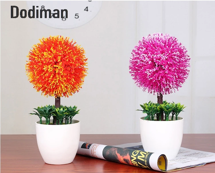 Artificial plants Meter ball bonsai home decoration plastic green