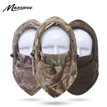 

MAOCWEE Mens Winter Hats Balaclava Neck Warmer Unisex Motorcycle Beanies Caps Hood Bike Wind Stopper Face Mask for Women Cap