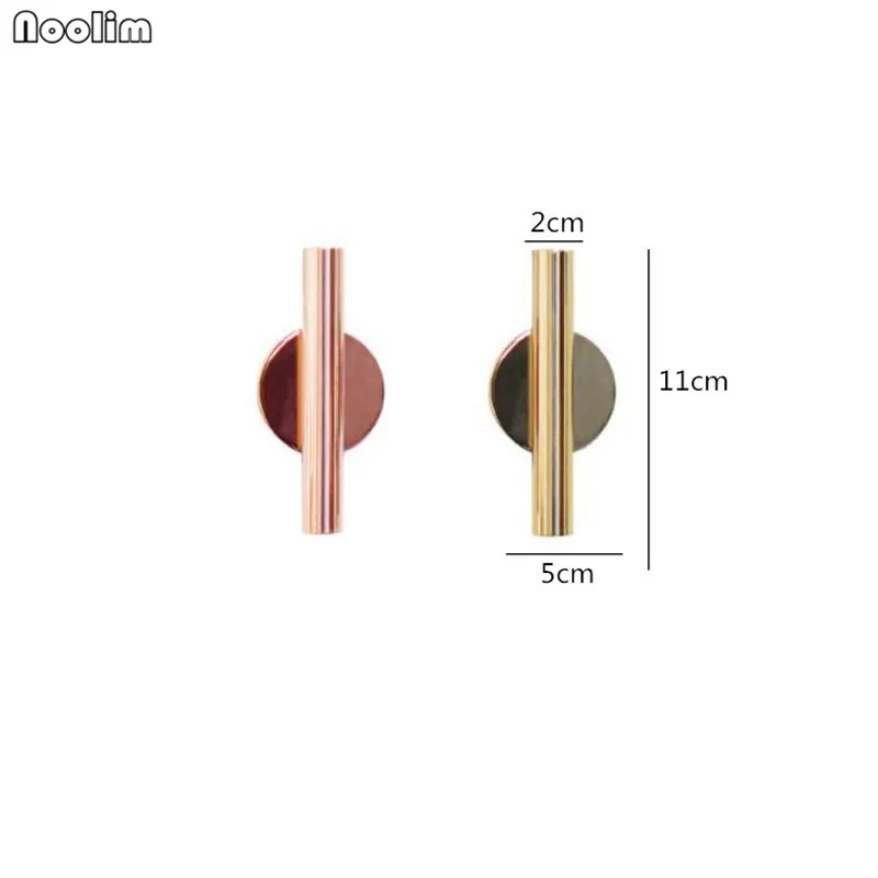 NOOLIM Скандинавская настенная сушеная Цветочная ваза креативная железная трубка ваза украшение латунный цветок украшение стены дома