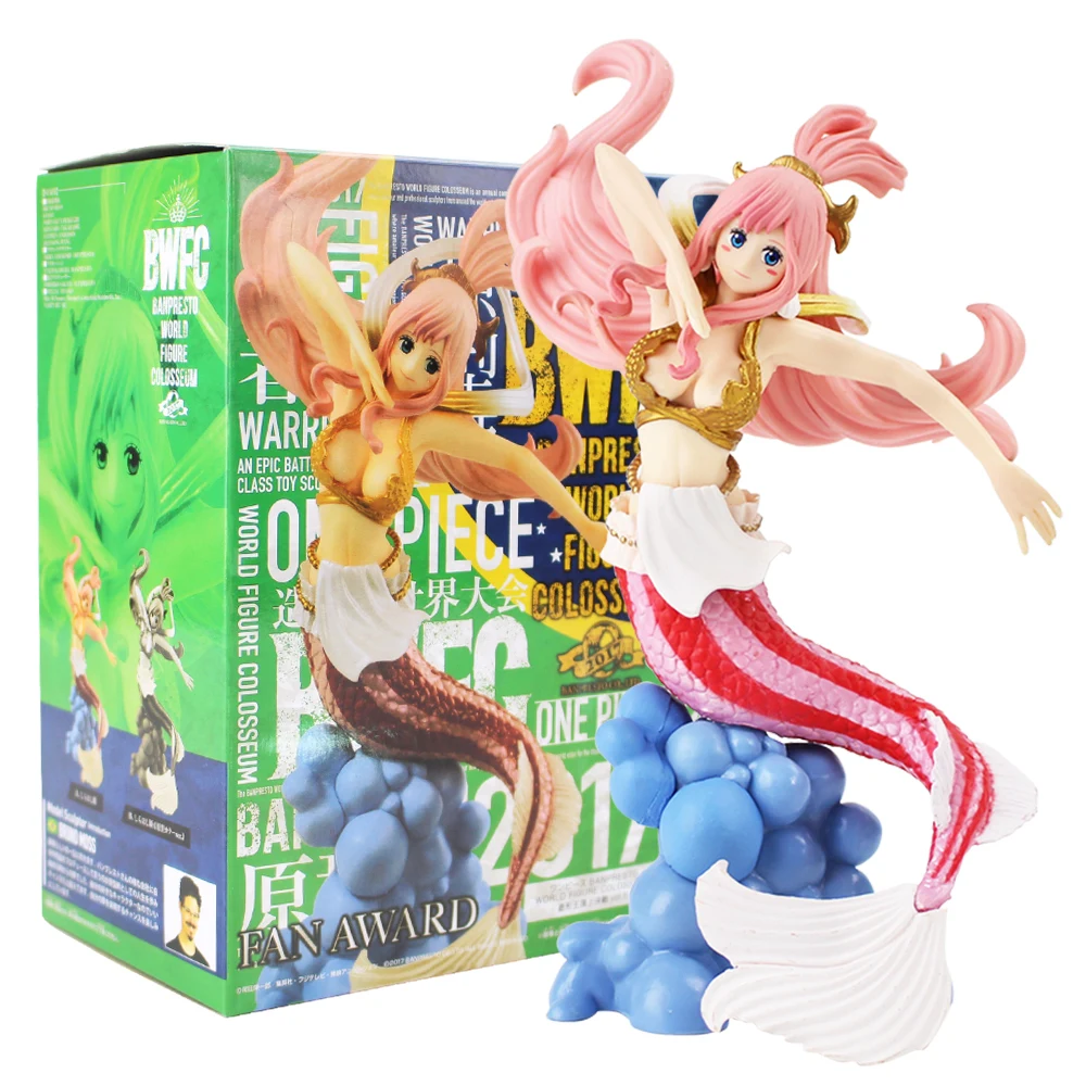 20 см цельная фигурка Shirahoshi игрушка Русалка красавица BWFC аниме модели