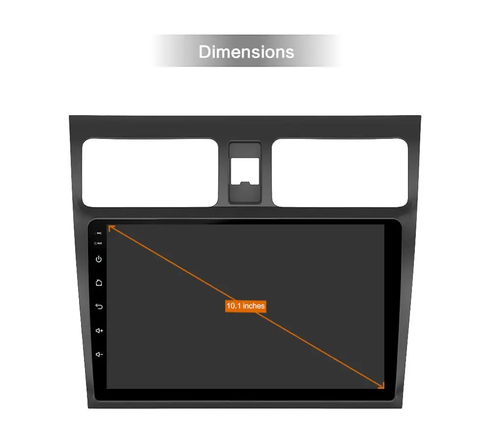 Perfect 10inch Android 9.0 system car gps multimedia video radio player in dash for Suzuki Swift 2005-2016 navigation stereo 4G RAM 1