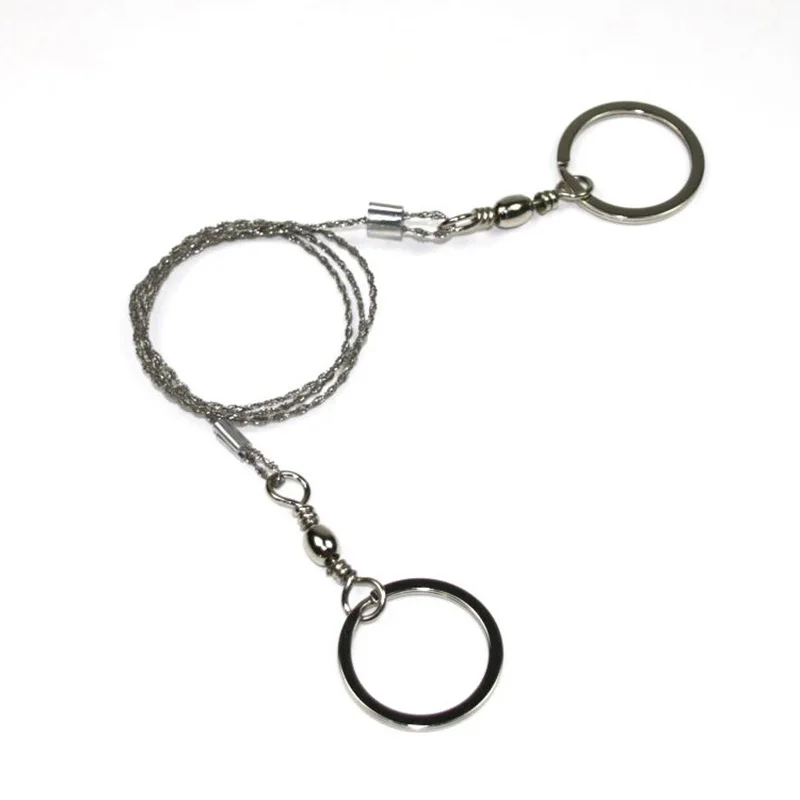 

Field Survival Stainless Wire Saw Hand Chain Saw Cutter Outdoor Emergency Fretsaw Camping Hunting Wire Saw Survival Tool New