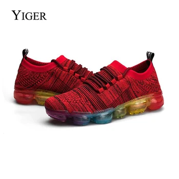 

YIGER Men's Sneakers Shoes adult men's tennis Men's Outdoor Casual Shoes Breathable Lace-up Non-slip Wearable Men's Shoes 0051