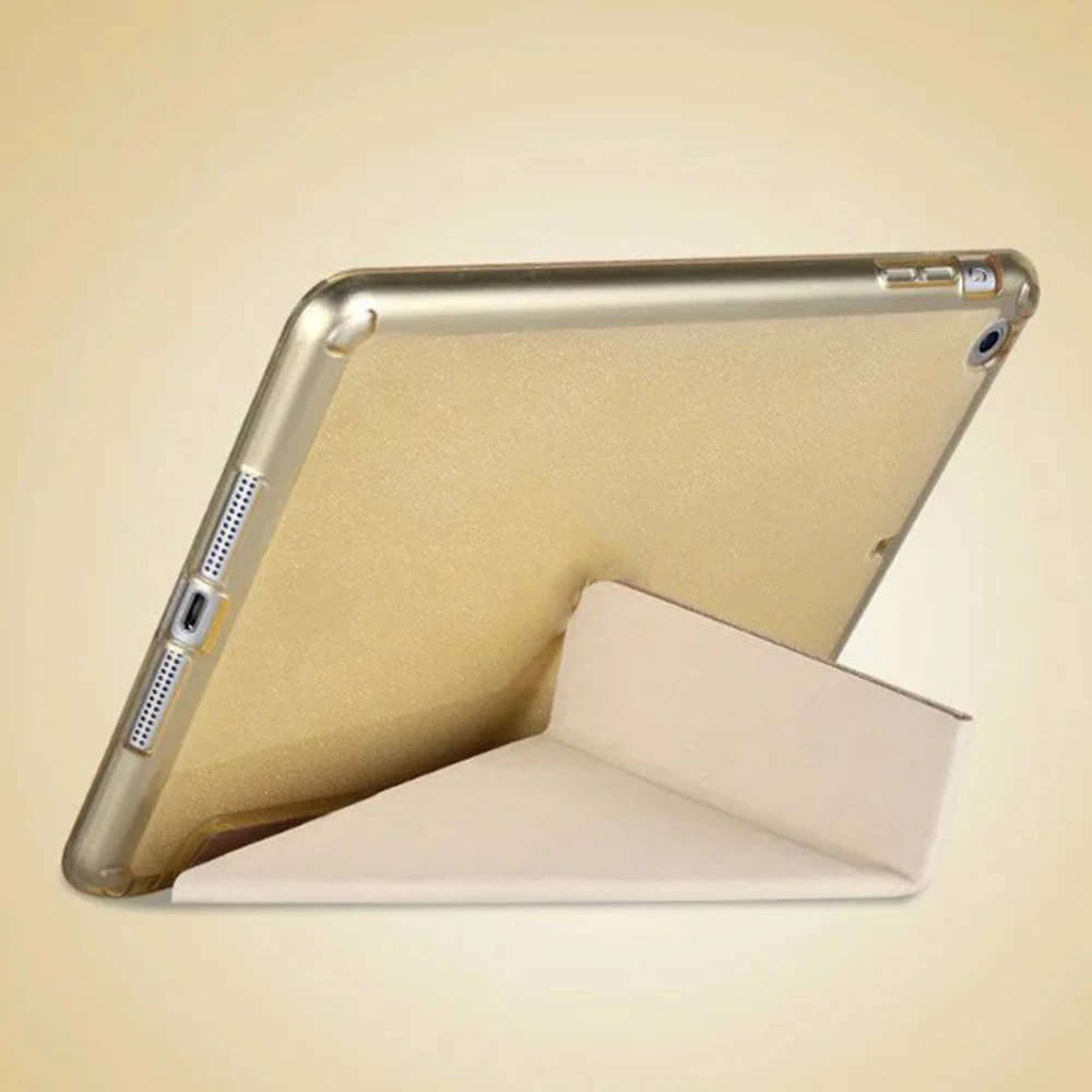 Чехол для iPad Mini 4 3 2 1 чехол из искусственной кожи и силикона с мягкой подставкой