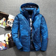 Зимний пуховик мужской с капюшоном теплое пальто повседневная верхняя одежда толстая парка модная ветровка большой размер плюс размер M-3XL