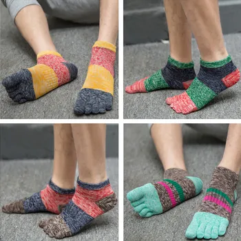 

3 Pairs Men's Five Fingers Socks Male Cotton Funny Socks Men Socks