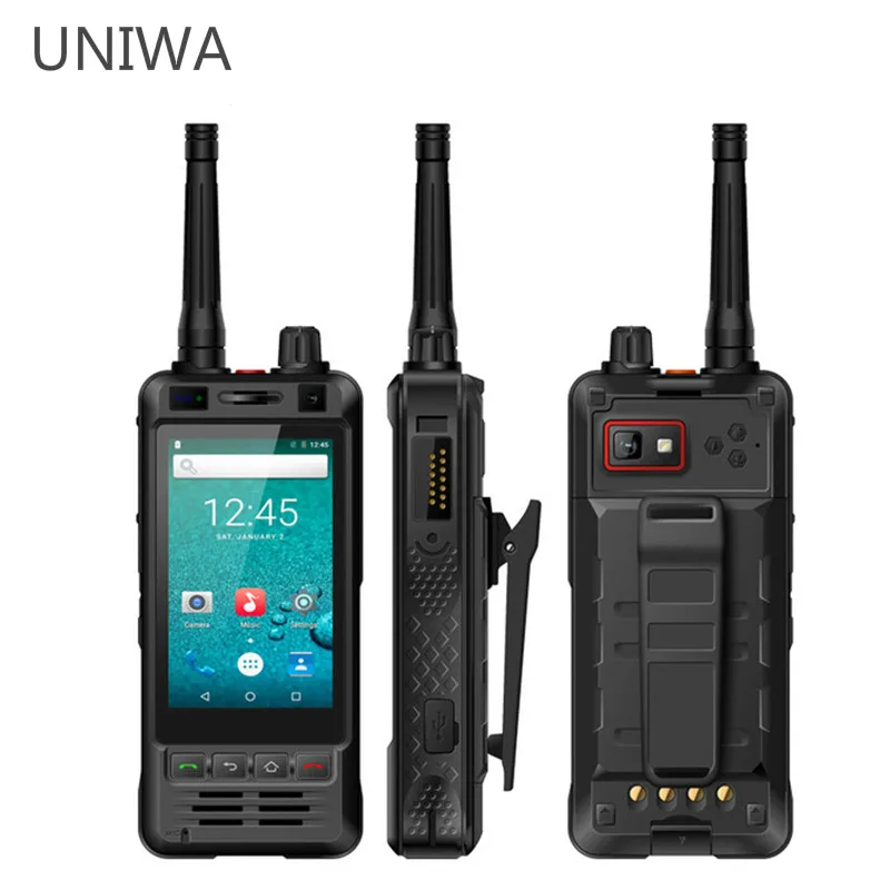 

UNIWA Alps W5 3.5 Inch WCDMA Mobile Phone OTG Android 6.0 Quad Waterproof Rugged Cell Phone 2W UHF Talkie Walkie Dual SIM A-GPS