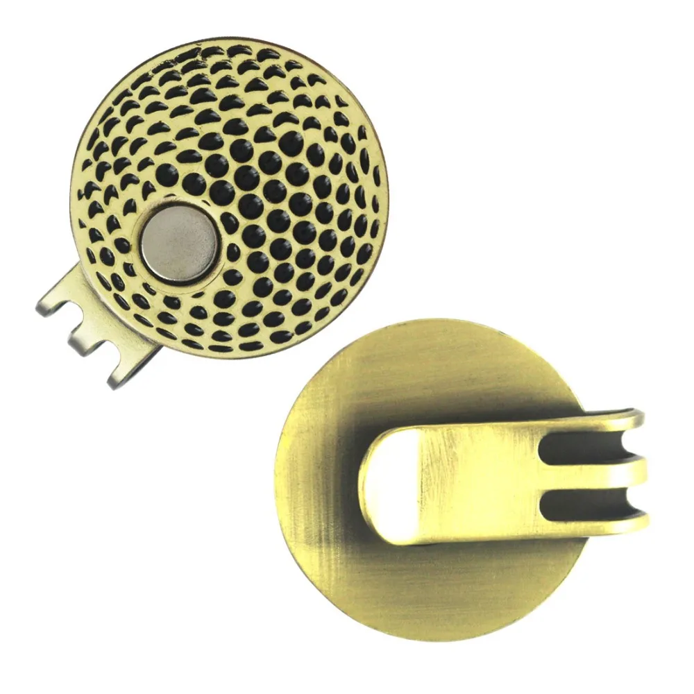 قوي المغناطيسي المعادن مقاطع مقاطع أو الغولف الغولف قبعة كاب ، يصلح لمعظم علامات كرة الغولف