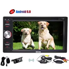 Android 2din 6.0 Stereo in Dash android GPS Navigation Car gps DVD Player Autoradio Support Wifi OBD SWC Wireless Reverse Camera
