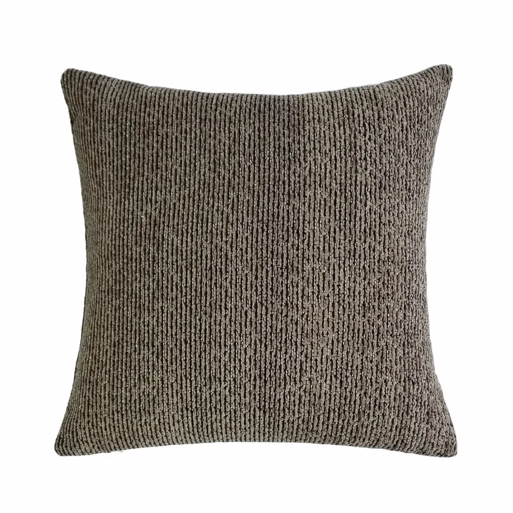 

Free Shipping 4 colors Solid Chenille Throw Pillow Case Woven Square Sofa Decorative Cushion Cover 45 x 45 cm Sell by Piece