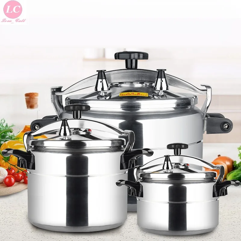 Pressure Cooker 3-33L Home Commercial Large Capacity Gas Cooker Auminium Pressure Cooker Stew Pot Kitchen Cookware Pot