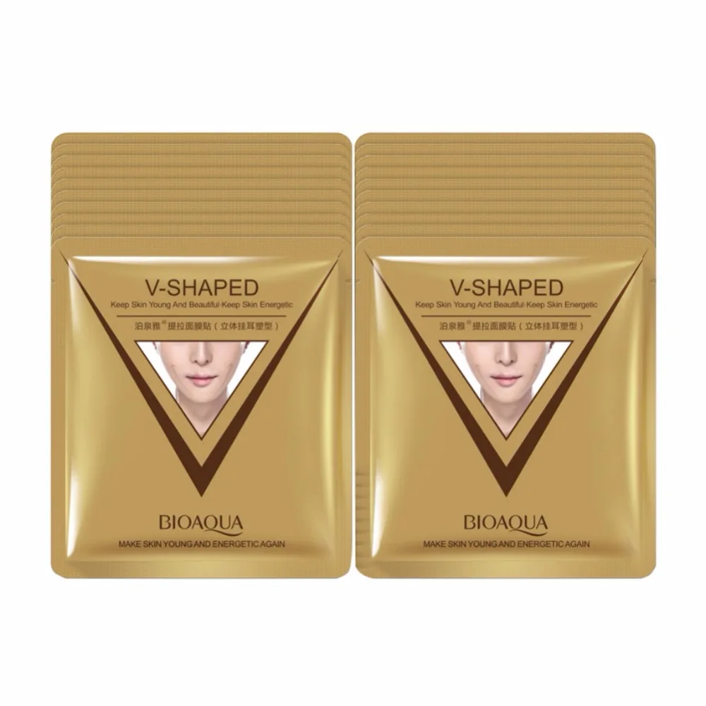 Beli Masker wajah V Wajah Masker Pemutih Pelembab Firming   Lifting Masker Wajah Telinga Gaya Masker Wajah