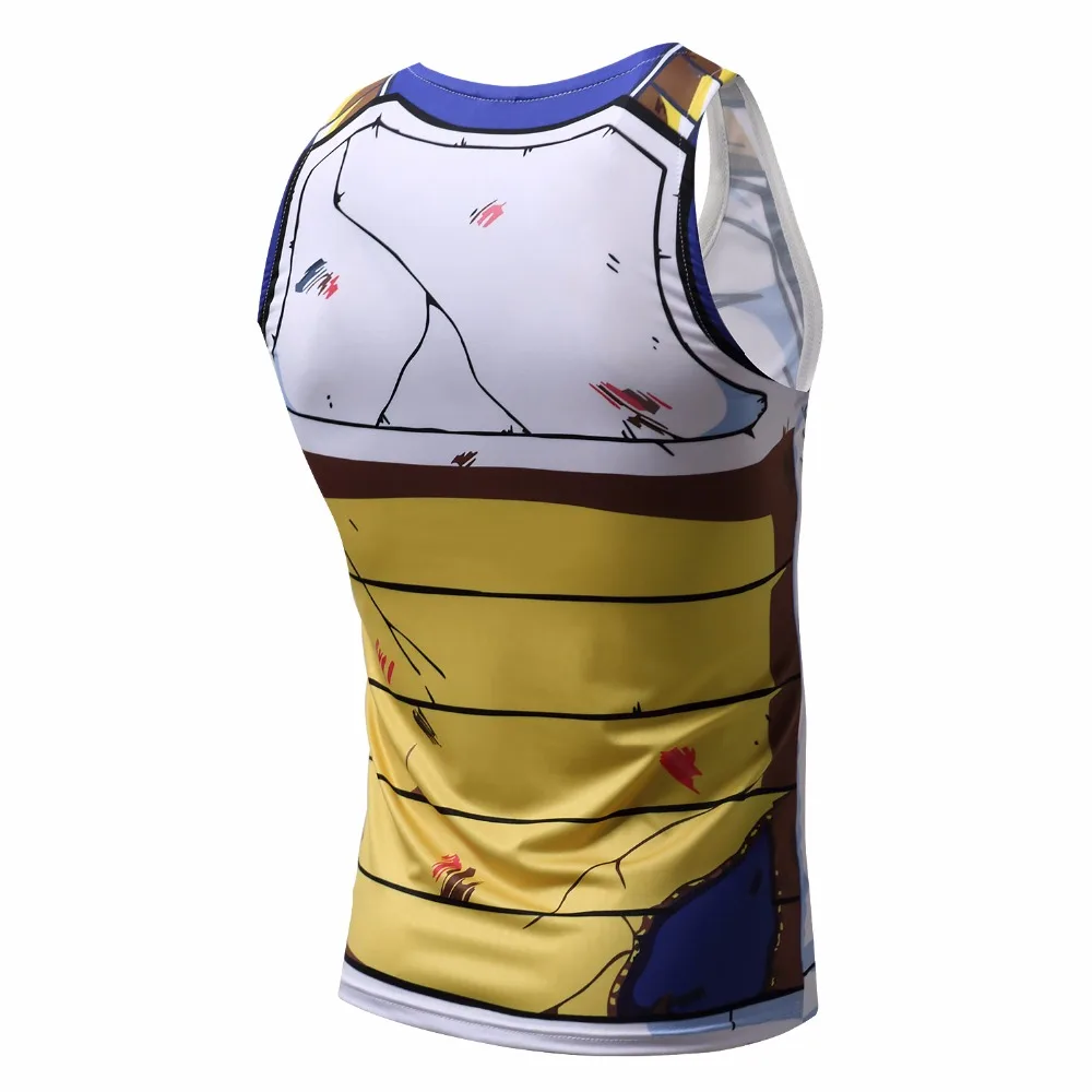 Модный бренд Saiyan Goku DragonBall Для мужчин топы на бретельках Tanktop пауэрлифтинг мотивационные жилет бодибилдинг рубашка M-3XL