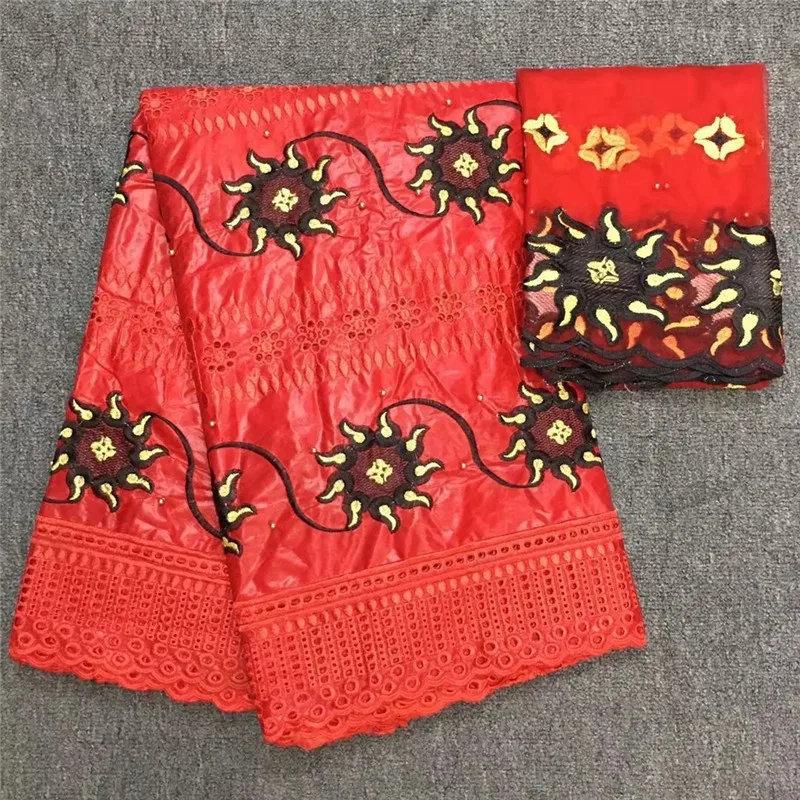 

2019 New arrival Stone african Bazin riche fabric with embroidery lace / bazin riche dress material Nigerian HL042720
