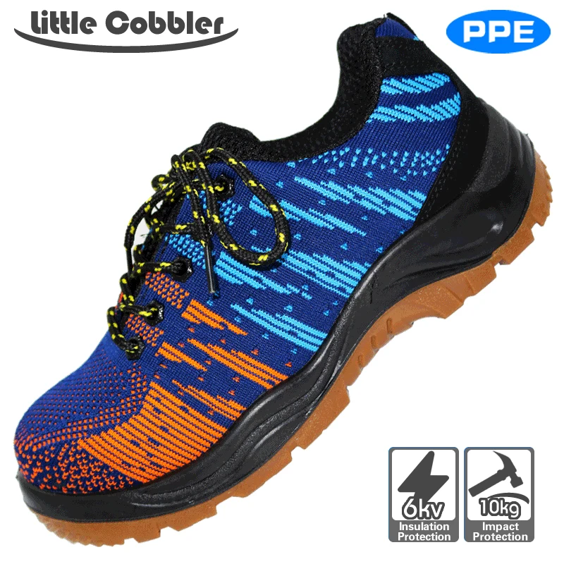 

Work Safety Shoes Steel Toe Breathable Protective Footwear mens fashion big size Industrial & Construction tooling low boots